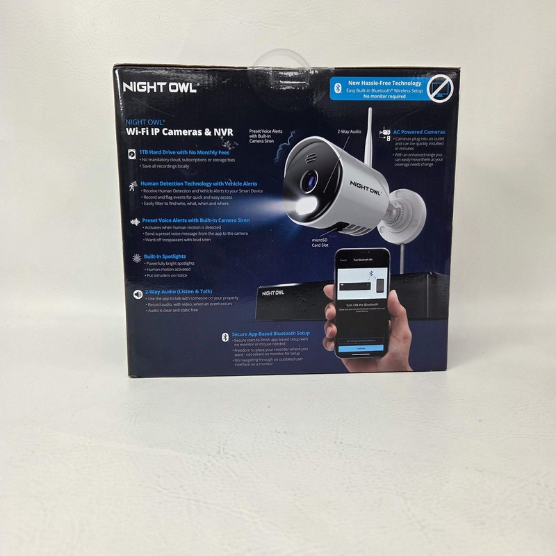 New Night Owl Wi-Fi Security System With 4 Surveillance Camera 1080p gallery