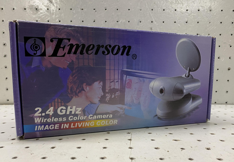 Vintage Emerson TTA-40T 2.4GHz Wireless Color Surveillance Camera Gray Indoor