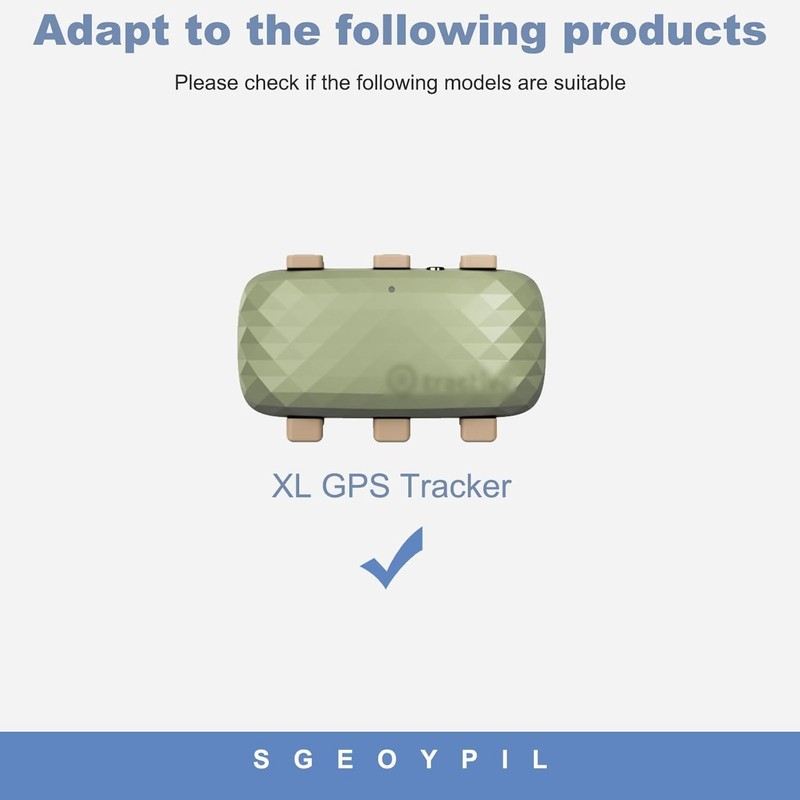 Rubber Attachment Clips for Pet Location Trackers Compatible with Tractive XL... gallery