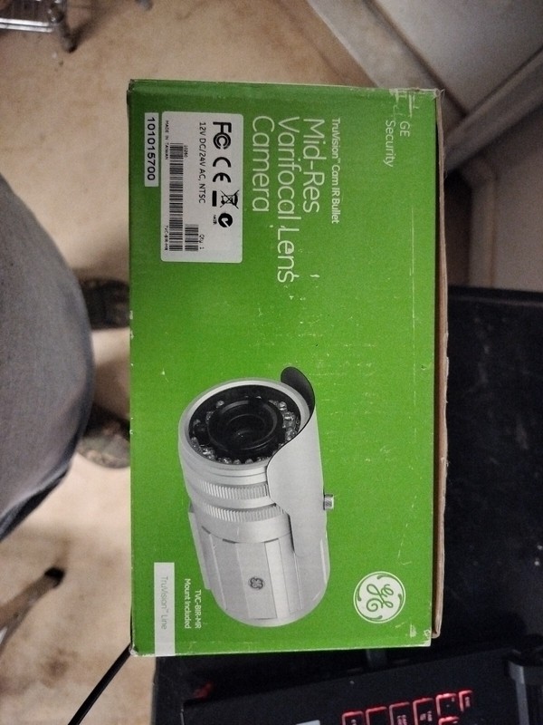 GE Security System TVC-BIR-MR TruVision IR Bullet Camera 1/3″ Color 480TVL VGC 1
