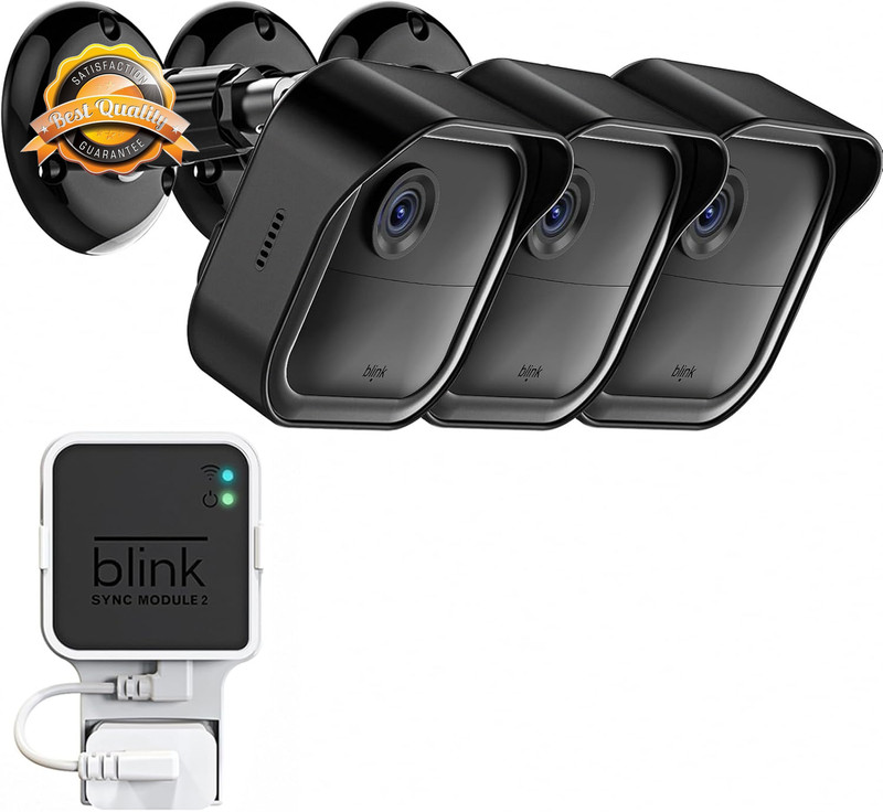 Blink Outdoor Camera Mount 3 Pack 360 Degree Weatherproof Housing Black gallery