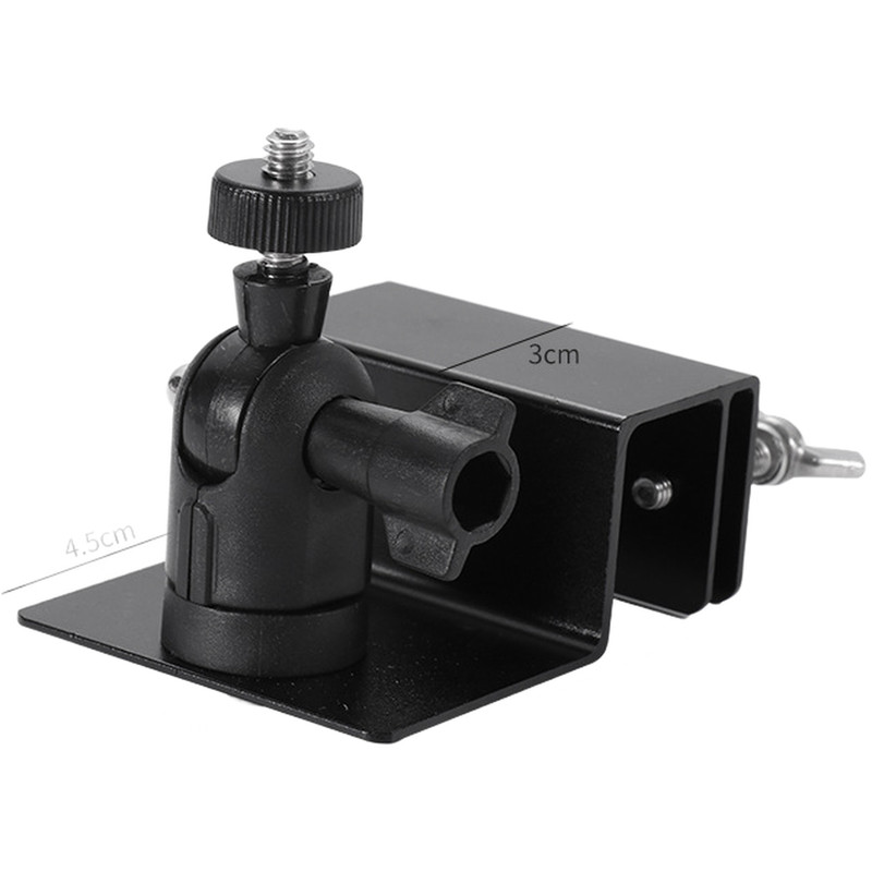 Lightweight Aluminum Solar Mount for Security Camera Gutter Mount 360 Rotation gallery