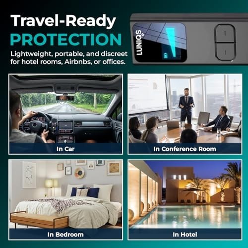 Hidden Camera Detector & Bug Finder - RF & GPS Tracker Detector with LCD Screen gallery