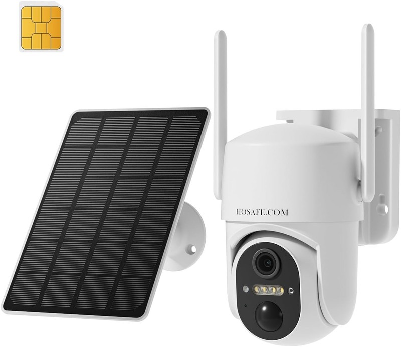4G LTE Solar-Powered Outdoor Camera with 2K HD & 360° PTZ for Enhanced Security gallery