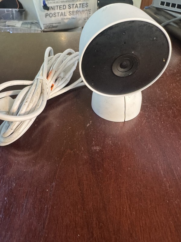 Google Nest Cam 1080p Wired Indoor Security Camera 2nd Gen – Snow White