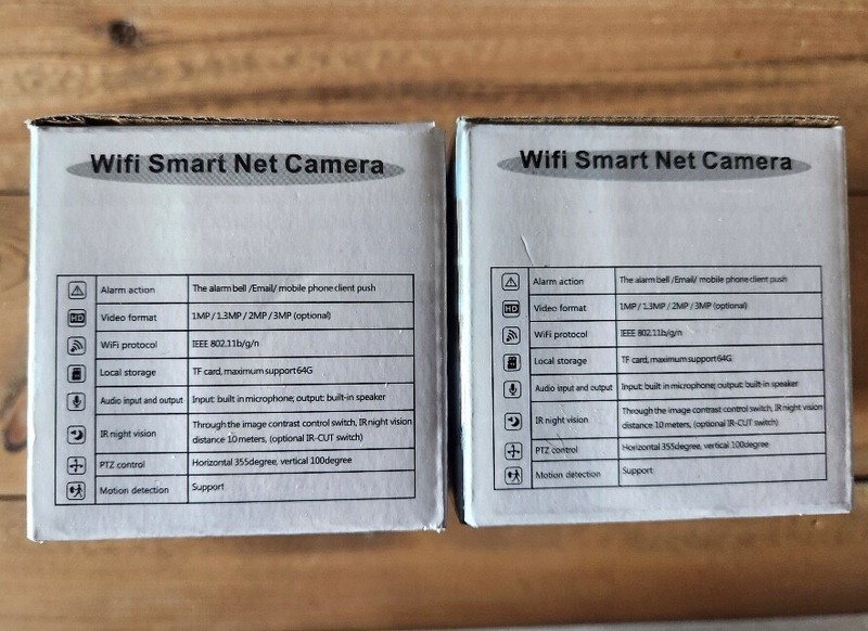 Lot of 2 NIB~WIFI Smart Net Security Cameras~HD~Wireless~IP gallery