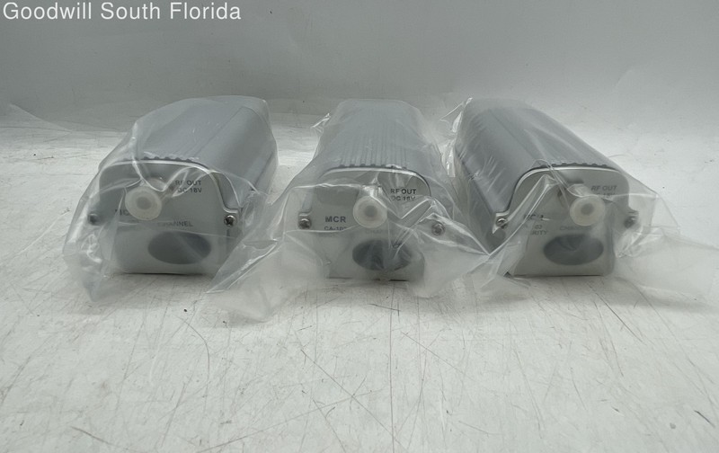 Lot Of 3 Pcs MCR CA-103 Color Camera System CATV Band Cameras Not Tested gallery