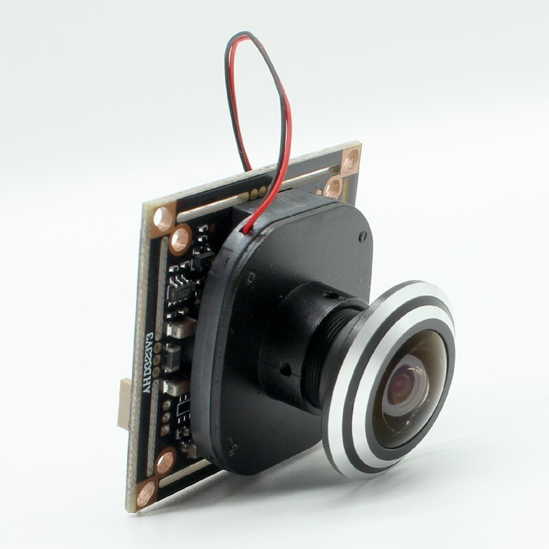 HD 5MP CCTV Camera Module AHD TVI CVI CVBs Security PCB board with fisheye lens