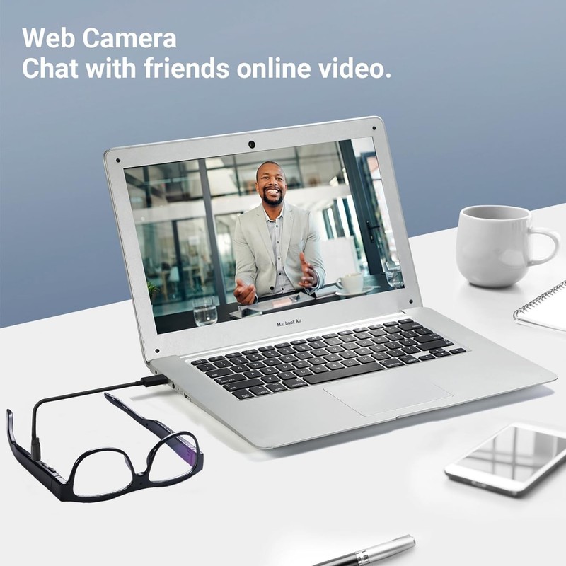 Camera Wearable Video Recording Glasses 1080p - Outdoor Sports Camera Glasses... gallery