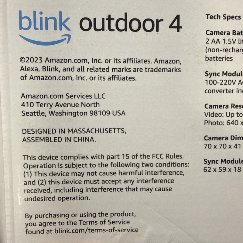 Blink Outdoor (3rd Gen) Add-On Home Security Camera gallery