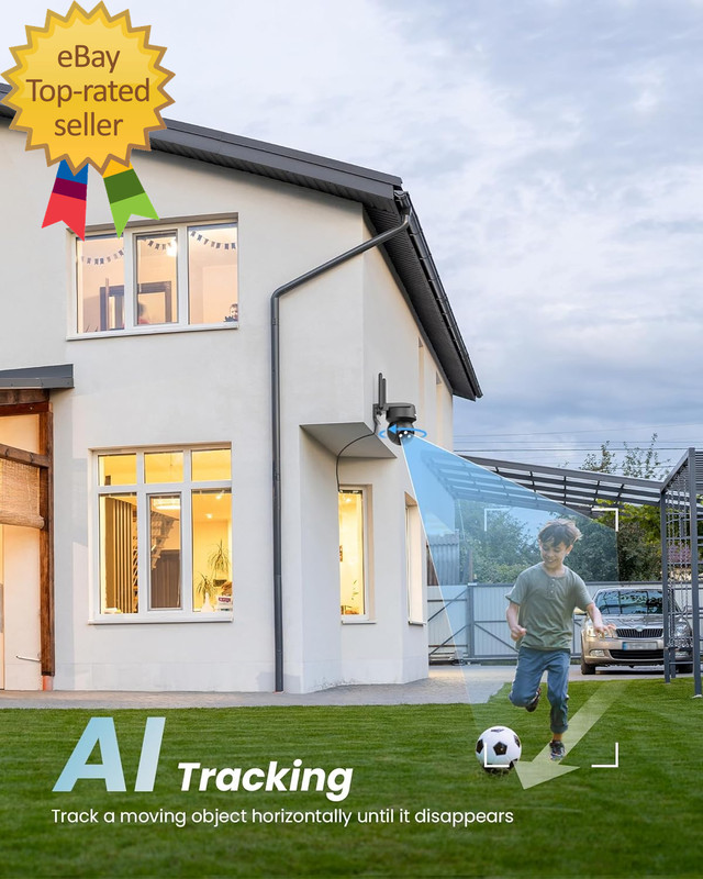 2Pack Security Camera Outdoor Wired: 3MP Camera for Home Security outside 2.4G/5 gallery
