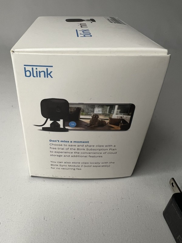 Blink Mini — Compact Indoor Plug-In Smart Security Camera 1080p HD Gen 1 gallery