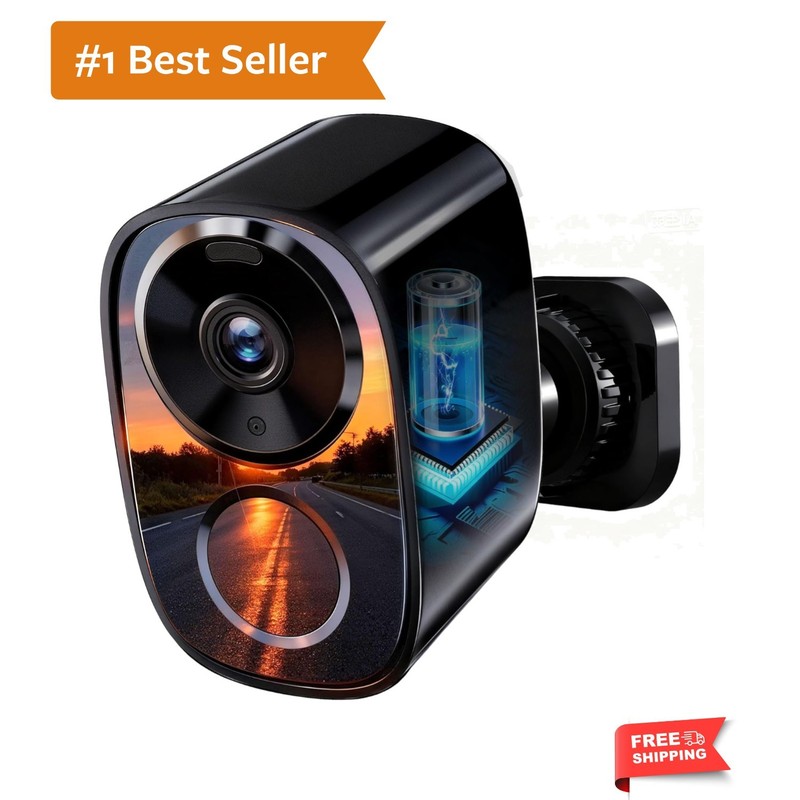 Wireless 2K UHD Security Camera with Full-Color Night Vision & Motion Alerts