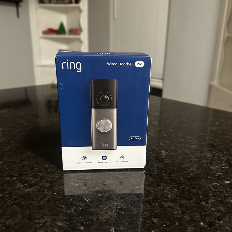 Ring Wired Doorbell Pro (3rd Gen) Retinal 4K New+ FREE SAMEDAY SHIP