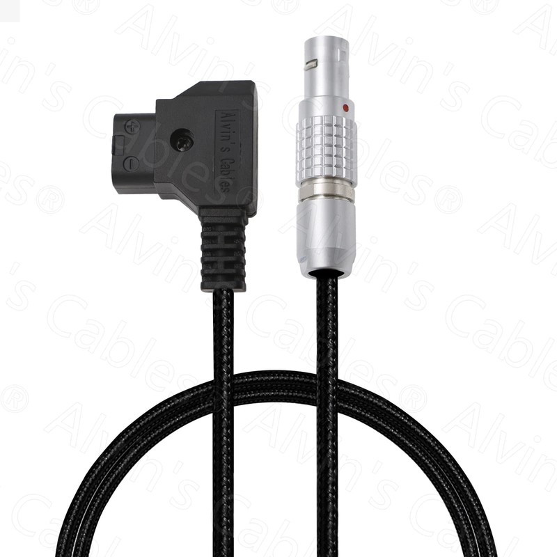 Flexible 2 Pin Male to D-tap Power Cable for Teradek, SmallHD Monitor, Vaxis ... gallery