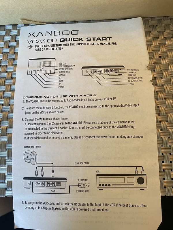 Xanboo VCA 100 2 Way Color Security Camera gallery