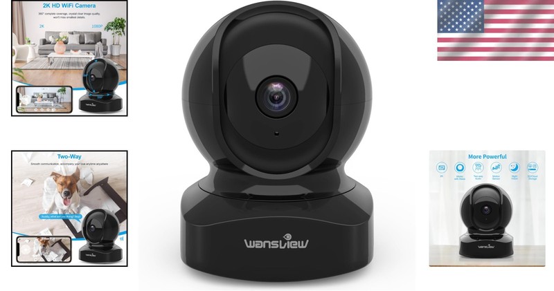 Comprehensive 360° Home Security Camera with Night Vision & Real-Time Alerts gallery