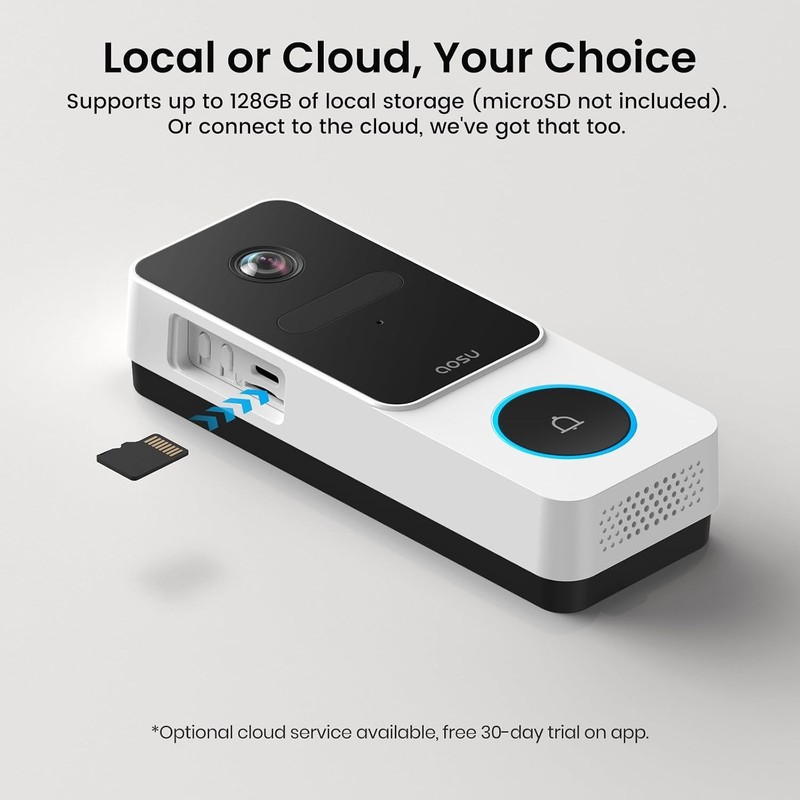 2K Wireless Video Doorbell Camera - Alexa Compatible gallery
