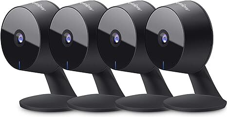 LaView Security Cameras 4pcs Home Security Camera Indoor 1080P LV-PWF1 – Black