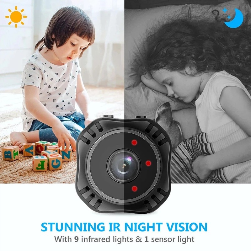 Mini Camara Oculta Espia De Seguridad WiFi 1080P Inalambrica Con Audio y Video gallery
