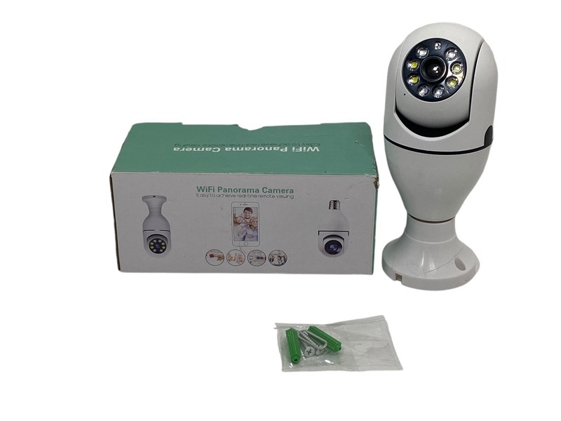 🐞 2pcs New PC HD 1080P 2.4Ghz Wifi E27 Bulb IP Camera Smart Home NEW – FL