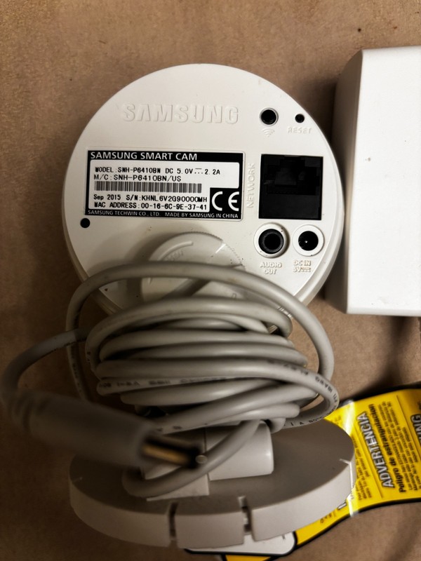 Samsung Smartcam HD Pro SNH-P6410BN Wi-Fi Wireless Two-Way Talk Security Camera gallery