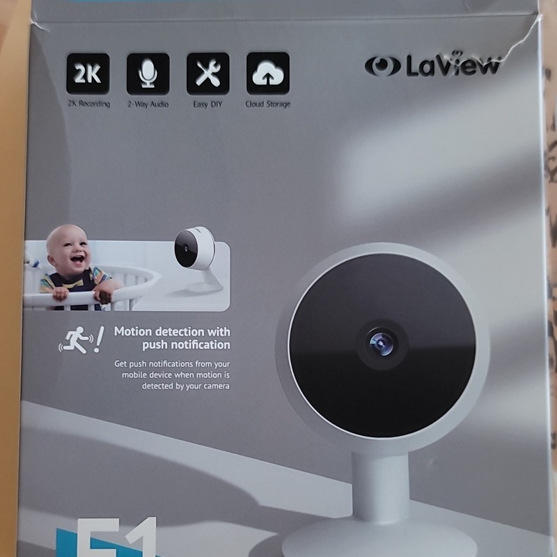 LaView F1 2K Wi-Fi Indoor IP Security Camera 4-Pack, 2-Way Audio Motion gallery