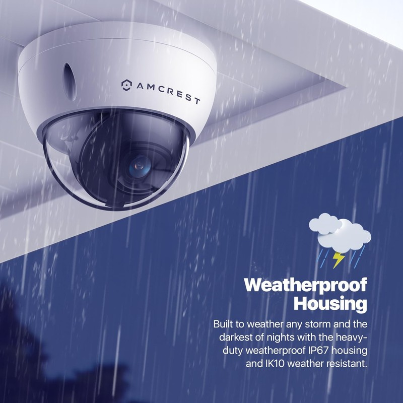 UltraHD 4K (8MP) Outdoor Security PoE IP Camera, 3840x2160, 98ft NightVision, 2. gallery