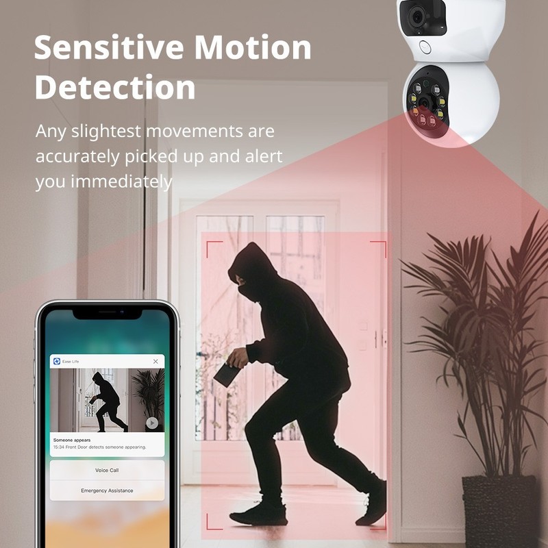 boykeep Wireless 5G WiFi Security Camera 2K Smart Indoor Night Vision Wired Cam gallery