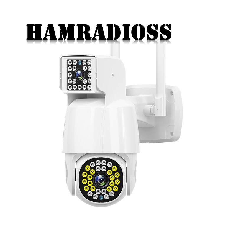2MP Waterproof Outdoor Security Camera Indoor Wifi 2Lens Full Color Night Vision gallery