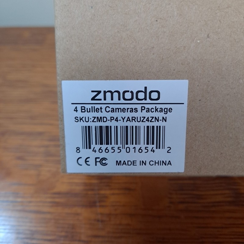 ZMODO (ZMD CBH-BUS23NM) CMOS BULLET Outdoor Camera - 4 Cameras and Accessories gallery