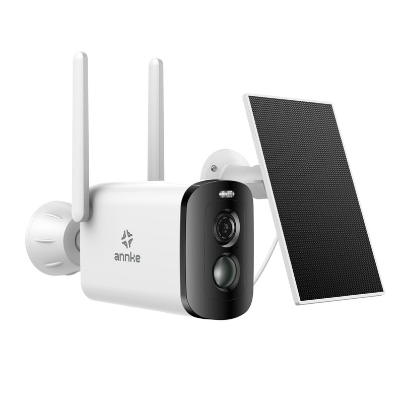 ANNKE 4MP Color Wireless WiFi Security Camera Solar Battery Powered 2 Way Audio