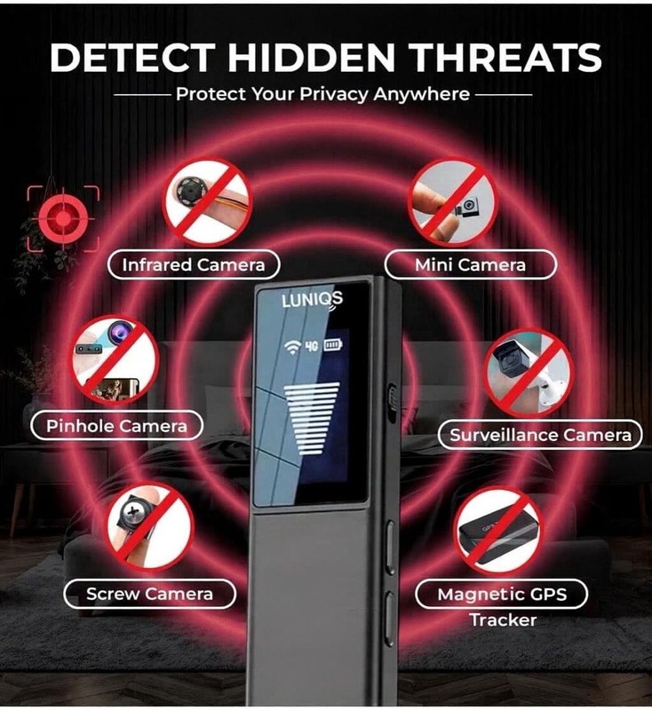 Hidden Camera Detectors 6-In-1 Hidden Bug and Camera Detector GPS Tracker Detect gallery