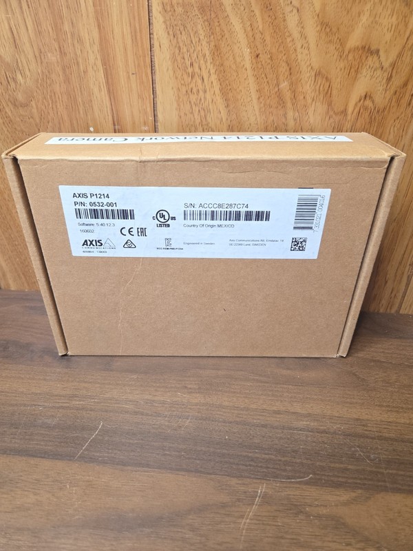 Axis Network Camera Sensor Unit P12/M20 0531-001 P1214 New Open Box