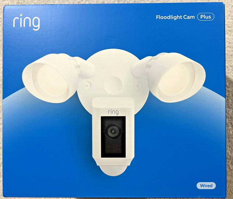 RING WIRED FLOODLIGHT CAM PLUS 1080P **NEW** gallery