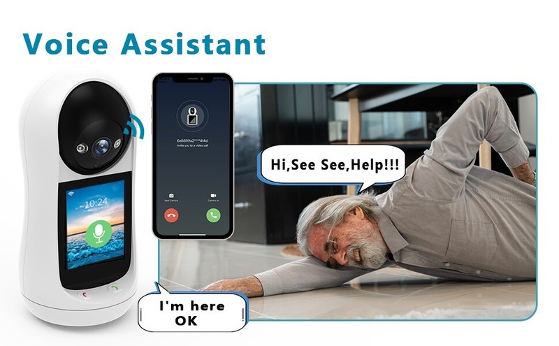 3MP Video Calling Camera With 2.8 Inches Screen for Elder and Baby Mornitor gallery