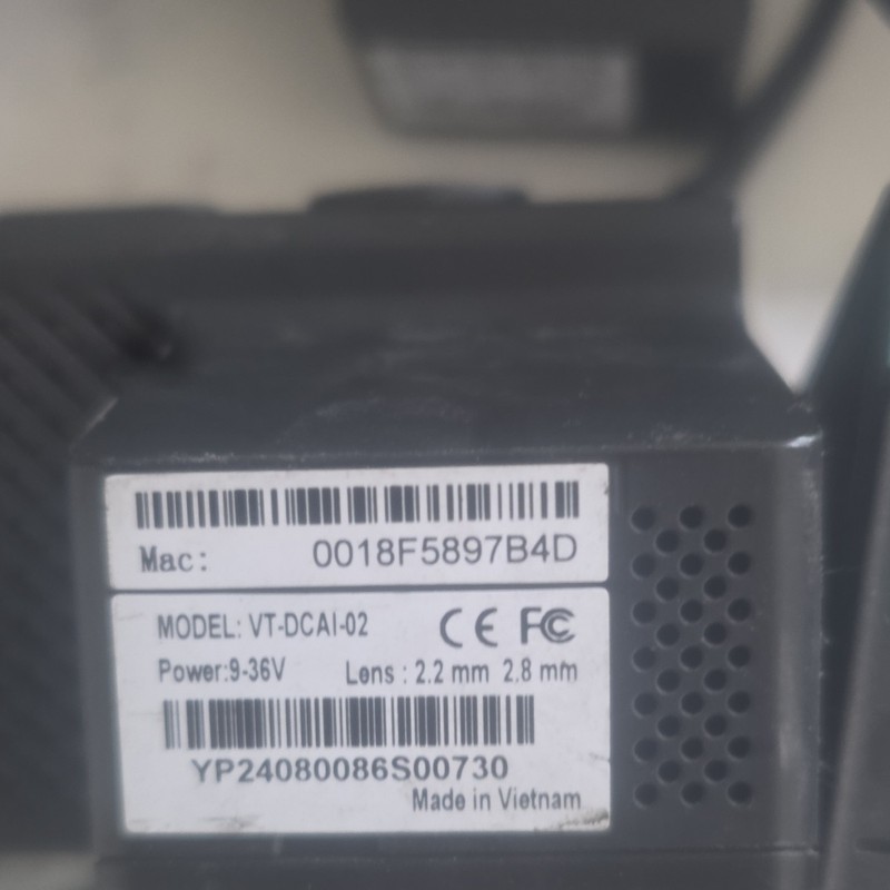 VTrack VT-DCAI-02 IP/Network Wired Box Camera Indoor 9-36V Black/Blue gallery
