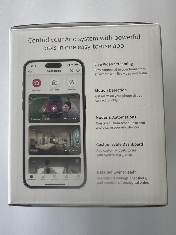 Arlo Essential Outdoor Camera 2nd Generation Live HD Video Color VMC2050 - NEW gallery