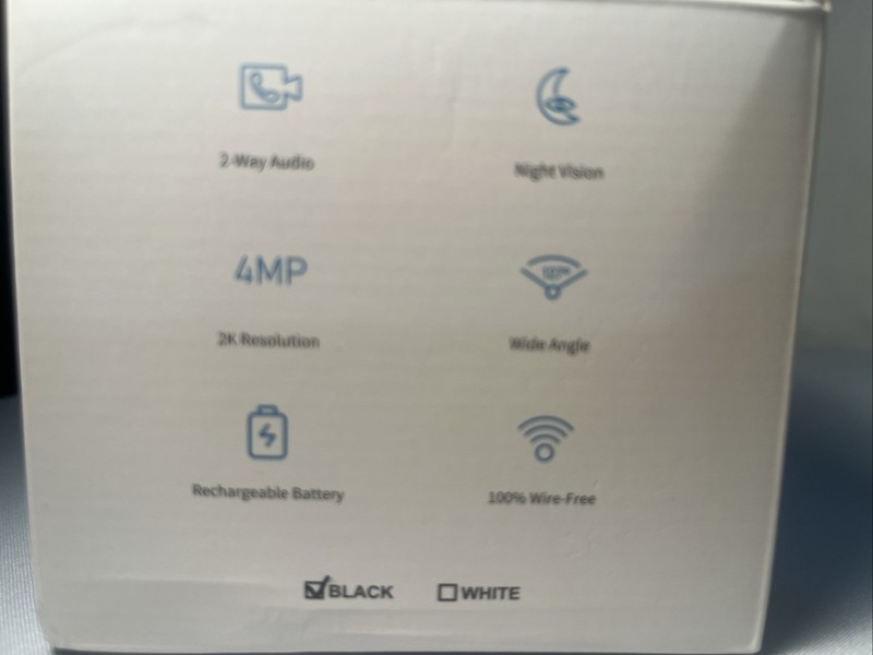 TENVIS Wire-Free Security Camera 4MP Humanoid Detection High Sensitive Speaker gallery