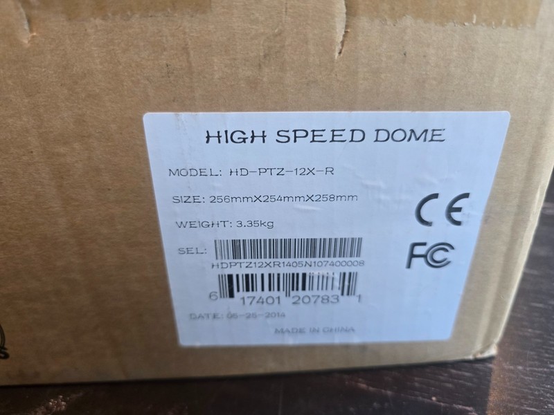 HIGH SPEED DOME CLEARVIEW HD-PTZ-12X-R 1.0 TILT PAN ZOOM SECURITY CAMERA gallery