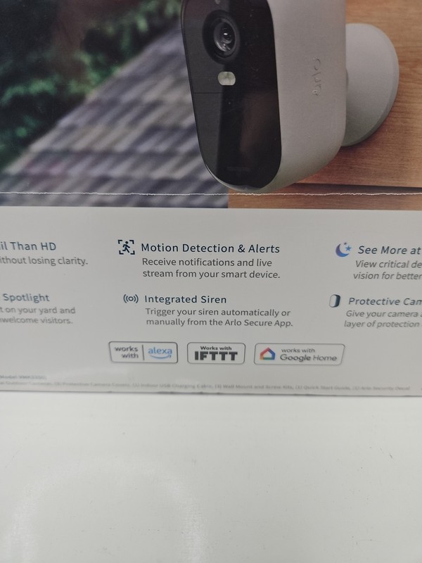 Arlo Essential 2K (2nd Generation) Wireless Security Camera White 3 Pack gallery