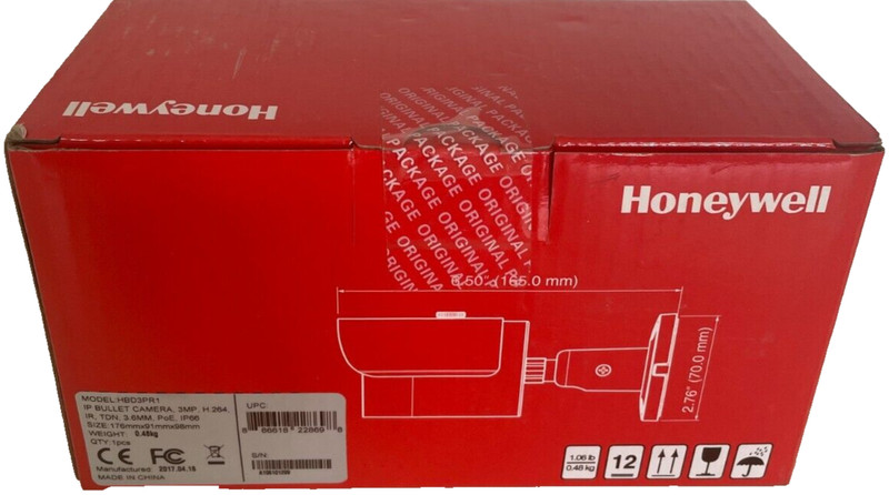Honeywell HB74HD1 Performance Series 720p Indoor/Outdoor HQA Color Bullet Camera gallery