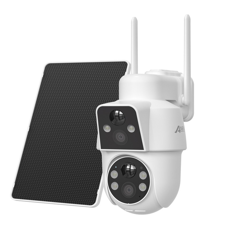 2MP Solar Battery Home Security Camera Outdoor Wifi Wireless PTZ CCTV 2 Way Talk