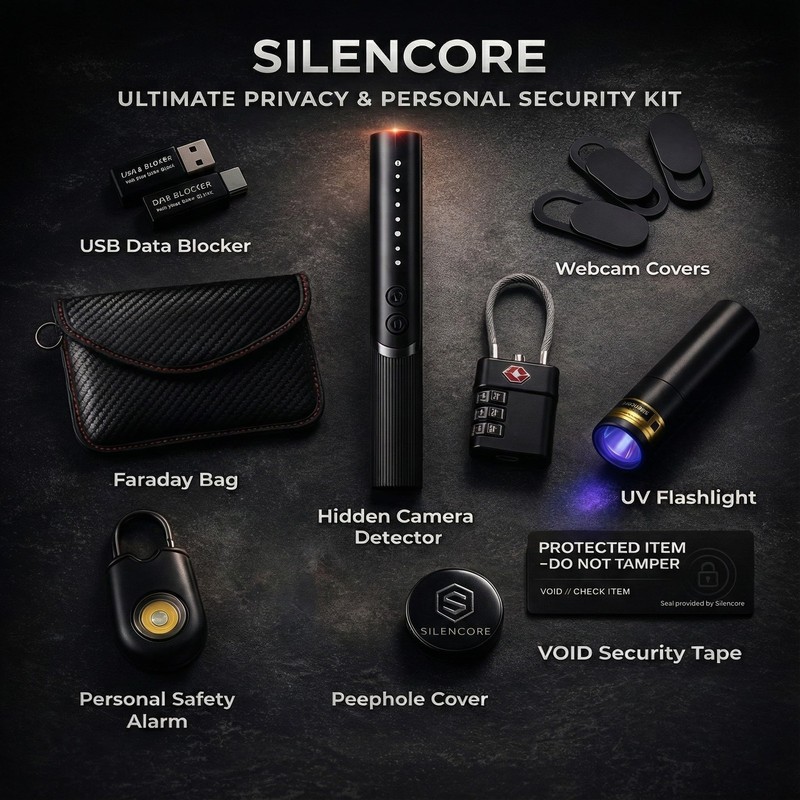 Detector by Silencore – Travel Privacy Protection Kit for Hotels & Airbnb, Of... gallery