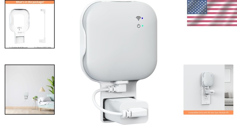 Elegant Wall Mount Holder for Blink Sync Module XR - Compact Design & Stability gallery