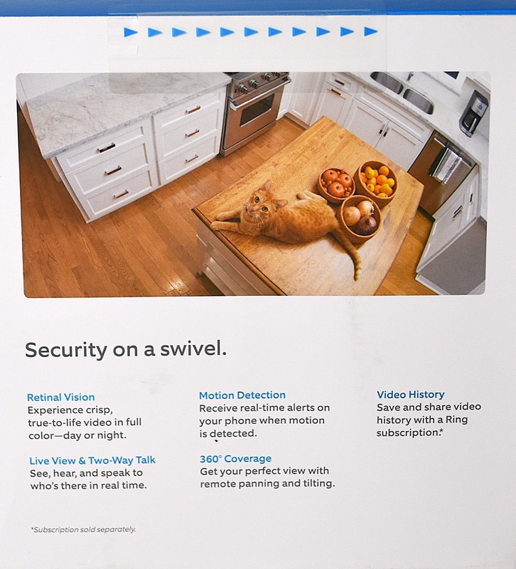 Ring Pan Tilt Indoor Cam newest model 360 pan coverage HD video + Two-Way Talk gallery