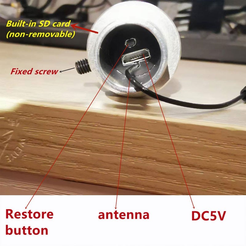 HD 4K Wireless WiFi IP Door Peephole Security Camera Motion Detect Recording DVR gallery