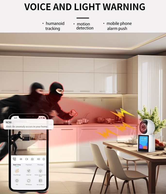 3MP Video Calling Camera With 2.8 Inches Screen for Elder and Baby Mornitor gallery