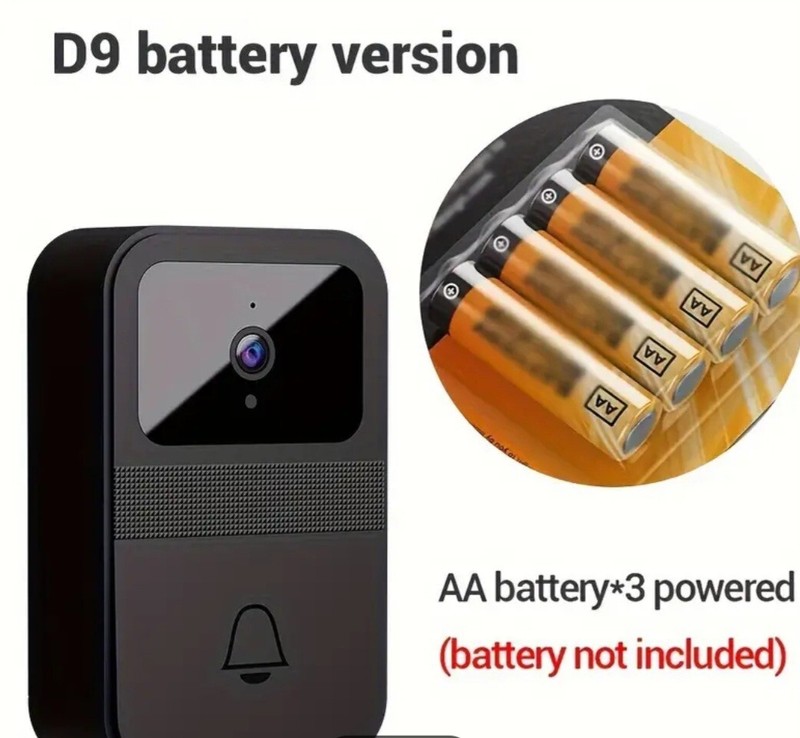 Smart Doorbell, 480P Doorbell, Wi-Fi Doorbell Camera