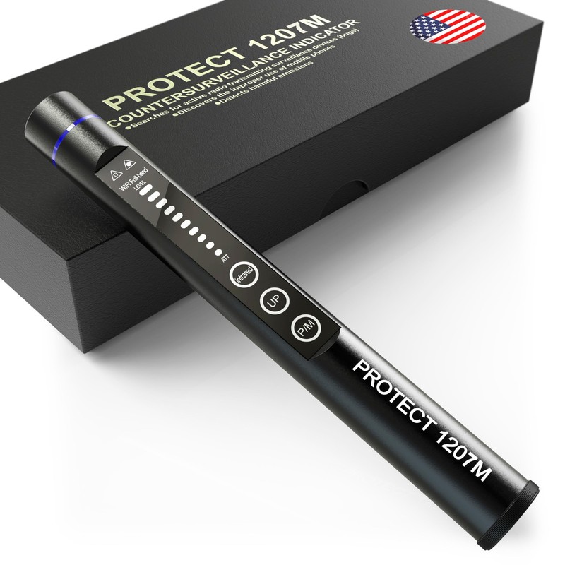 Hidden Camera Detector, Privacy Pen Anti-Spy Camera Finder, Bug and GPS Track…